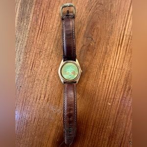 Vintage Limited Edition Fossil Train Watch Holographic - Needs New Battery